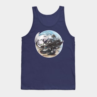 Toothless's and Light Fury's Kids (How to Train Your Dragon 3) Tank Top